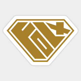 Folx SuperEmpowered (Gold) Sticker